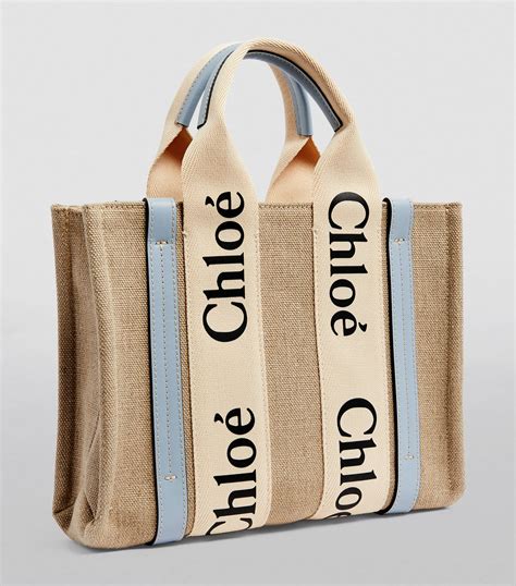 chloe woody small bag|chloe medium woody canvas tote.